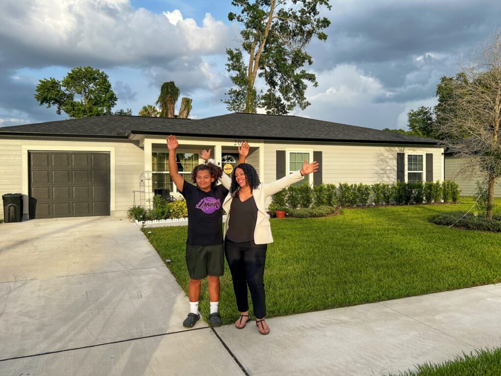 Jackie and Isaac home front