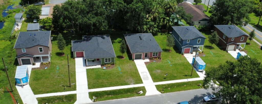 Alexander Neighborhood Drone Shot 2