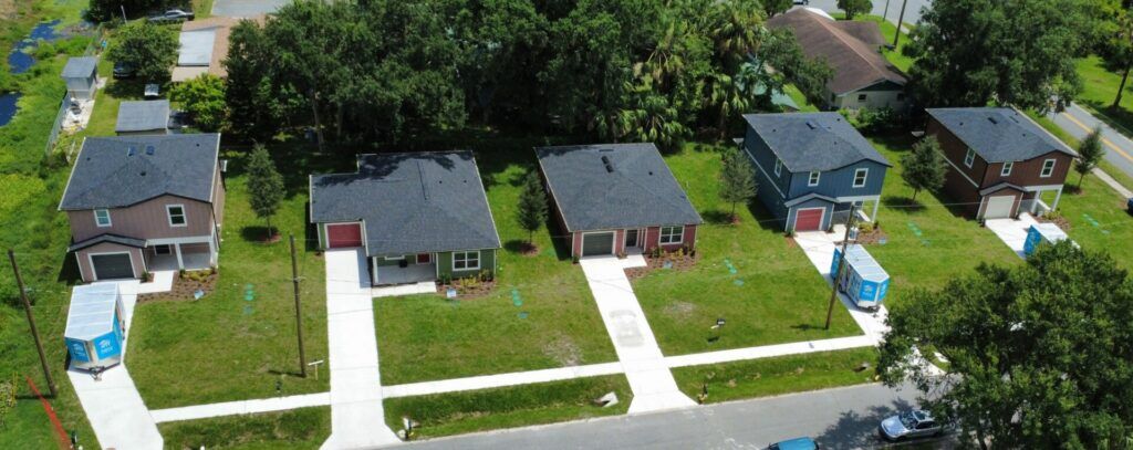Alexander Neighborhood Drone Shot 2
