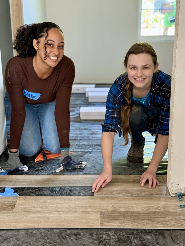 Madilynn with Volunteer 1